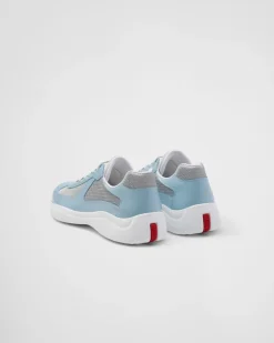 Hombre Prada ZAPATOS|ZAPATILLAS DEPORTIVAS^Zapatillas De Charol Y Tejido Técnico America's Cup