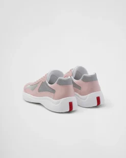 Hombre Prada ZAPATOS|ZAPATILLAS DEPORTIVAS^Zapatillas De Charol Y Tejido Técnico America's Cup