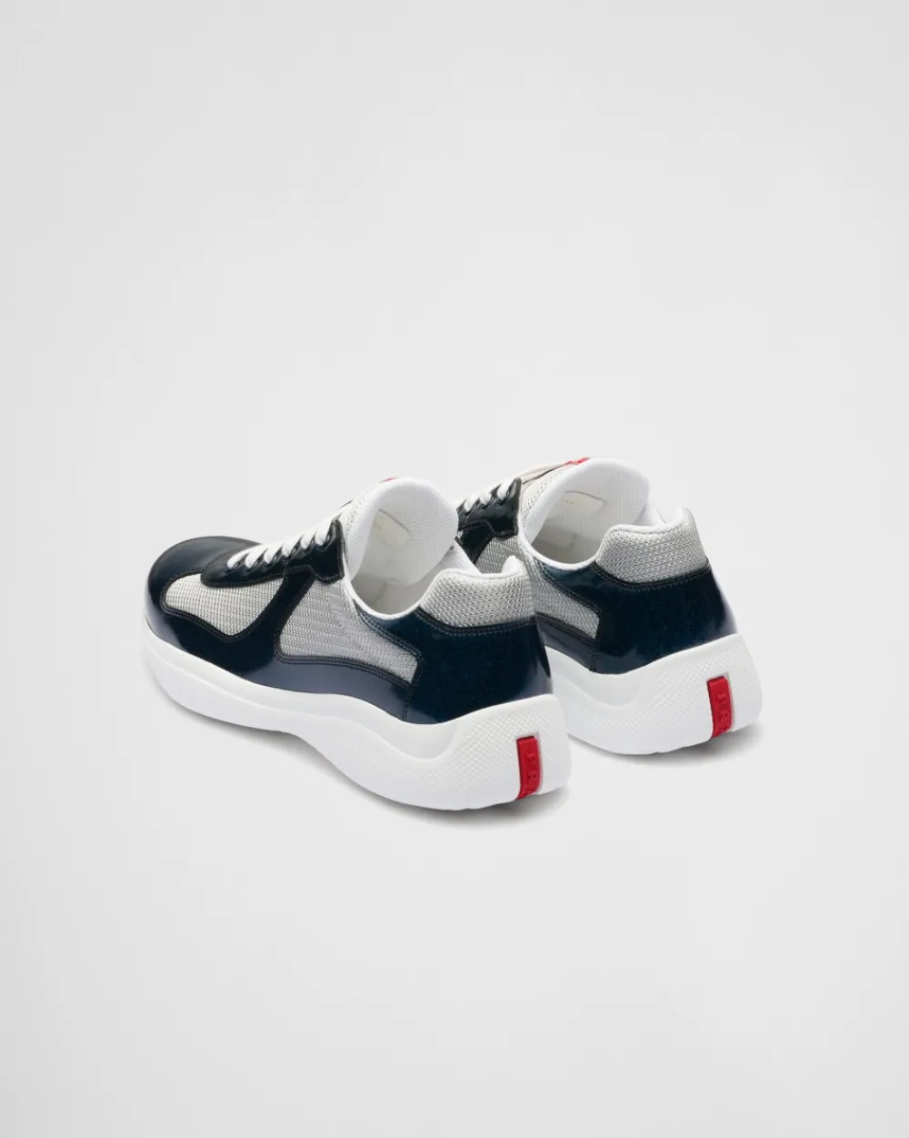 Hombre Prada ZAPATOS|AMERICA'S CUP^Zapatillas De Charol Y Tejido Técnico America's Cup