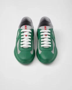 Hombre Prada ZAPATILLAS DEPORTIVAS^Zapatillas De Goma Y Tejido Técnico America's Cup