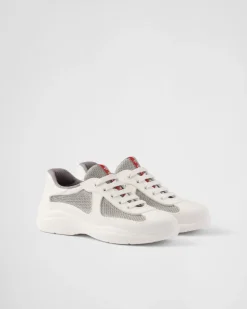 Mujer Prada ZAPATOS|ZAPATILLAS DEPORTIVAS^Zapatillas De Goma Y Tejido Técnico America's Cup
