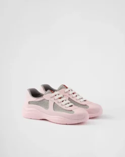 Mujer Prada ZAPATOS|ZAPATILLAS DEPORTIVAS^Zapatillas De Goma Y Tejido Técnico America's Cup