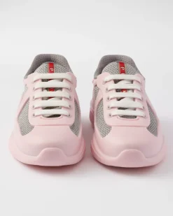 Mujer Prada ZAPATOS|ZAPATILLAS DEPORTIVAS^Zapatillas De Goma Y Tejido Técnico America's Cup
