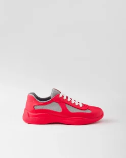 Hombre Prada ZAPATOS|ZAPATILLAS DEPORTIVAS^Zapatillas De Goma Y Tejido Técnico America's Cup