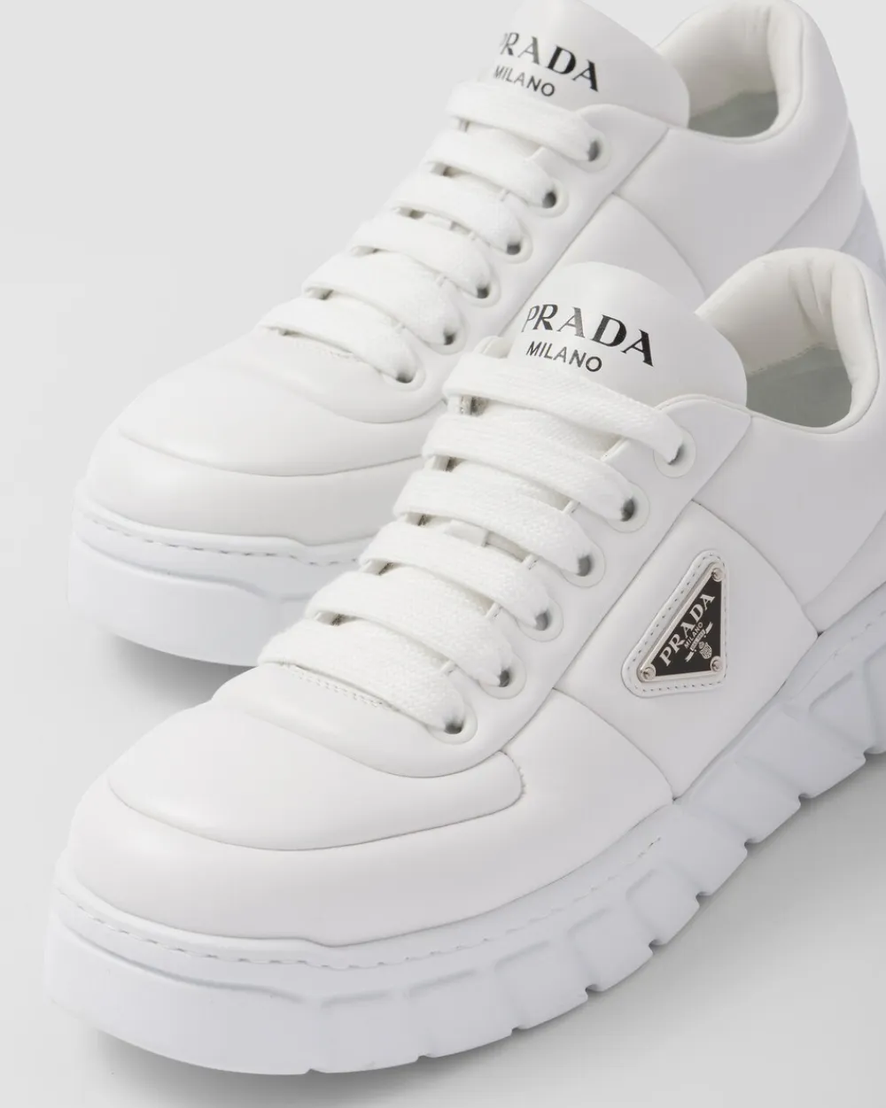 Hombre Prada ZAPATILLAS DEPORTIVAS^Zapatillas De Napa Acolchadas