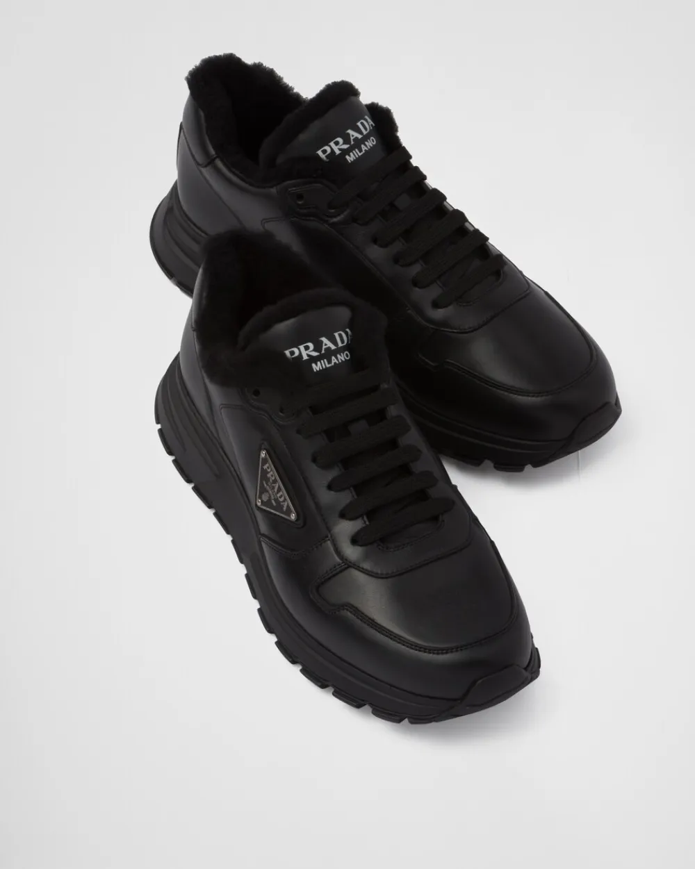 Hombre Prada ZAPATILLAS DEPORTIVAS^Zapatillas De Piel