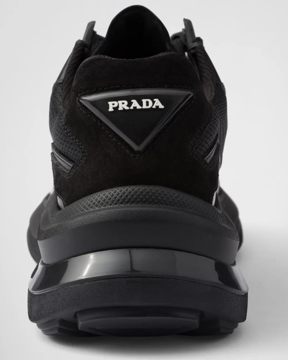 Mujer Prada ZAPATILLAS DEPORTIVAS^Zapatillas De Piel Cepillada, Tejido Técnico Y Ante