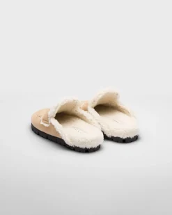 Mujer Prada PANTUFLAS Y CHINELAS^Zapatillas De Piel Vuelta