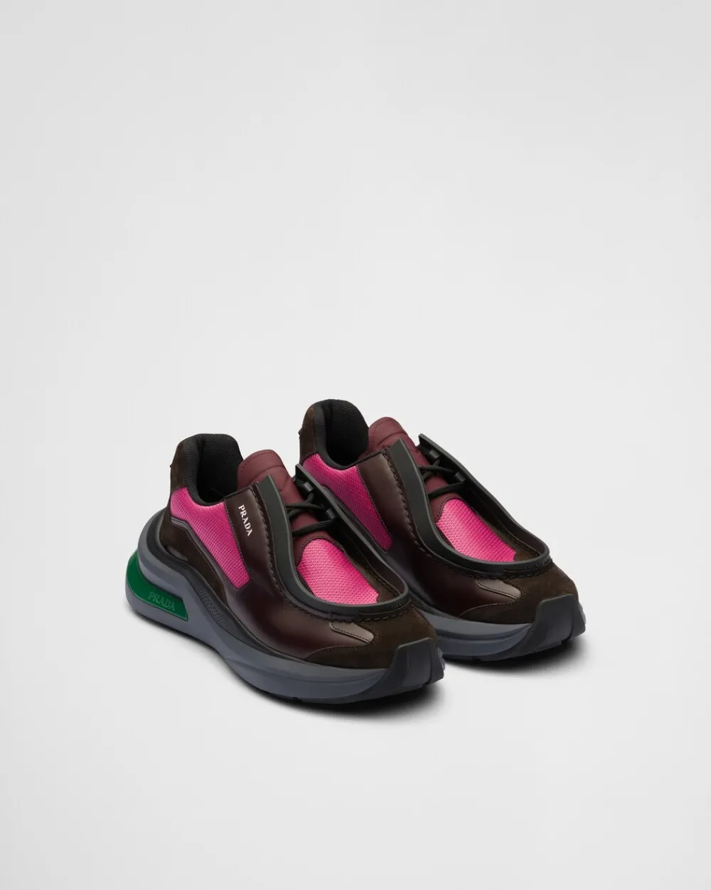 Hombre Prada ZAPATILLAS DEPORTIVAS^Zapatillas Deportivas Systeme De Piel Cepillada Con Tejido Técnico Y Elementos De Ante