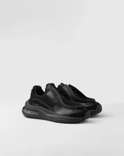 Hombre Prada ZAPATILLAS DEPORTIVAS^Zapatillas Deportivas Systeme De Piel Cepillada Con Tejido Técnico Y Elementos De Ante