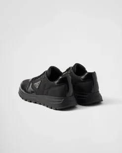 Hombre Prada ZAPATILLAS DEPORTIVAS^Zapatillas De Re-nylon Y Piel Cepillada