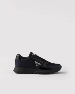 Hombre Prada ZAPATILLAS DEPORTIVAS^Zapatillas De Re-nylon Y Piel Cepillada