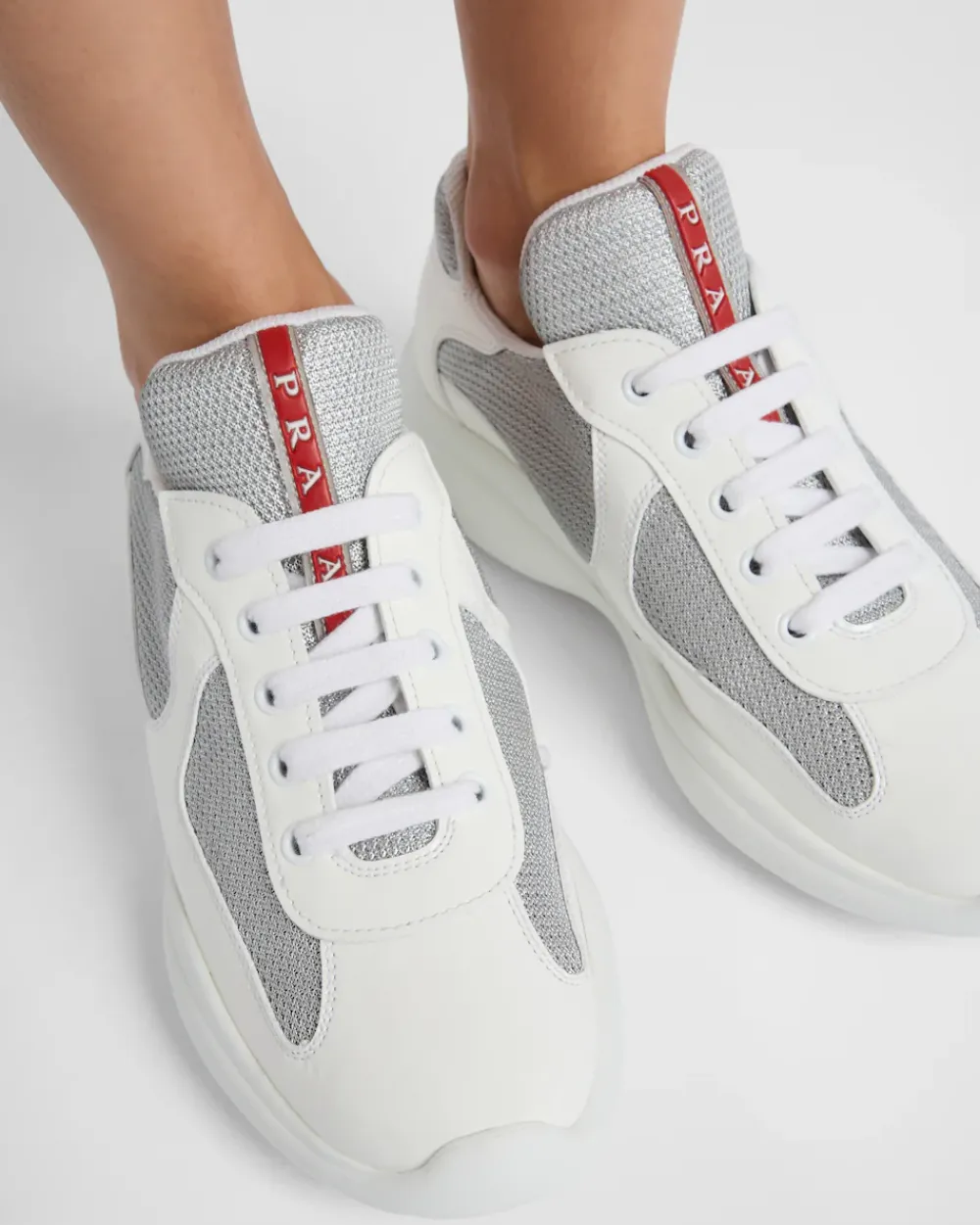Mujer Prada ZAPATILLAS DEPORTIVAS^Zapatillas De Tejido Biker America's Cup