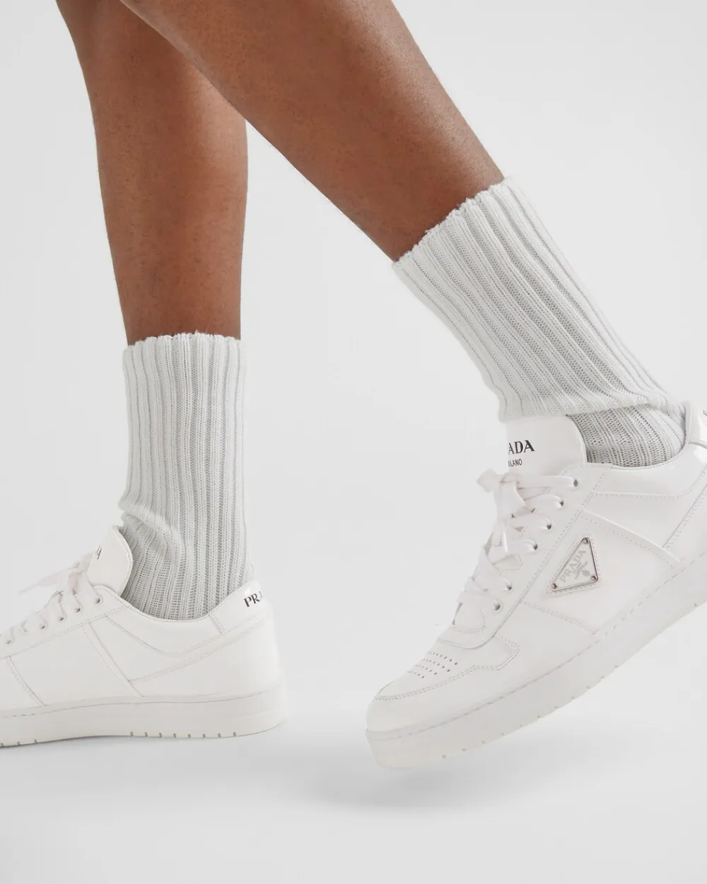 Hombre Prada ZAPATILLAS DEPORTIVAS^Zapatillas Downtown De Charol