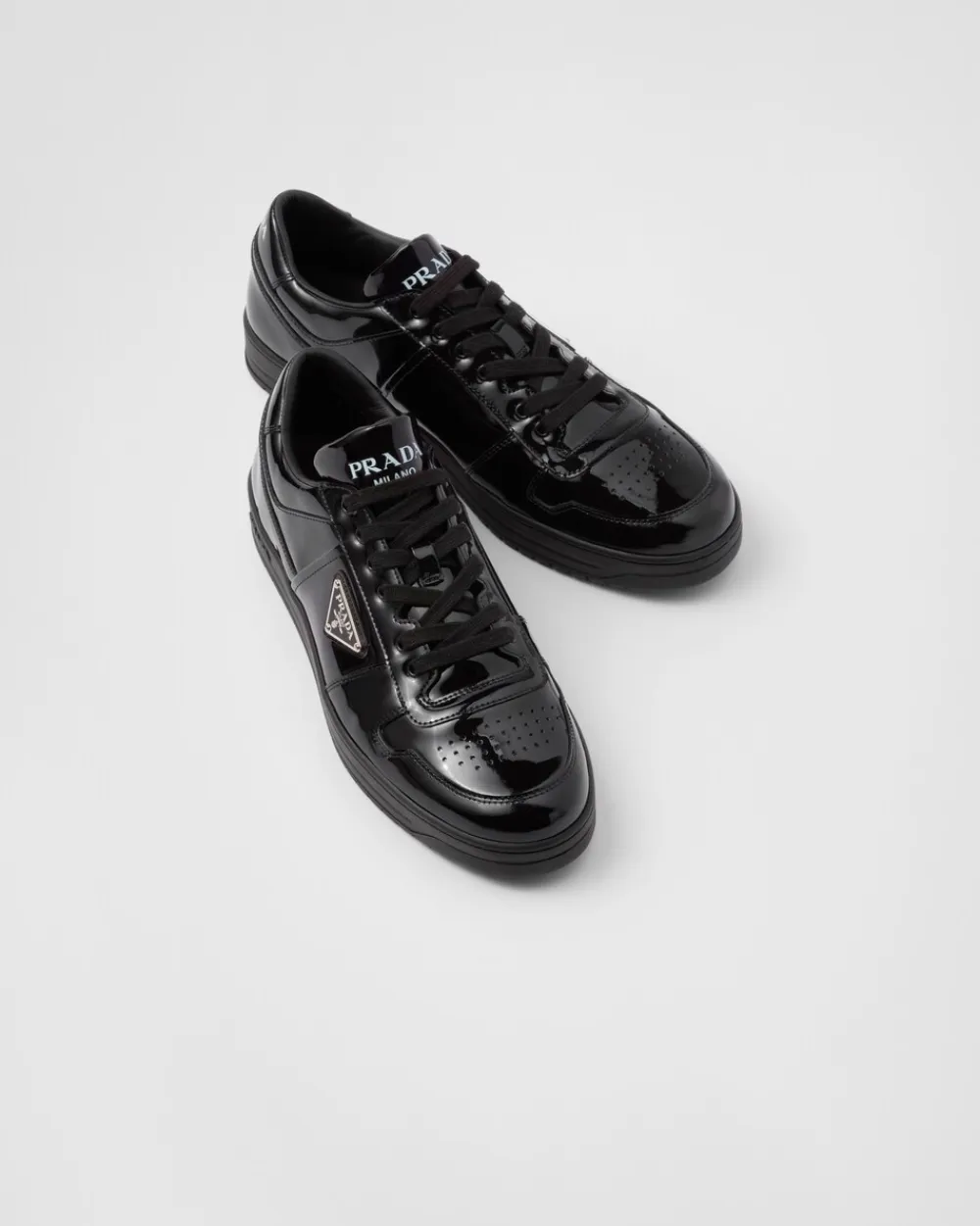Hombre Prada ZAPATILLAS DEPORTIVAS^Zapatillas Downtown De Charol