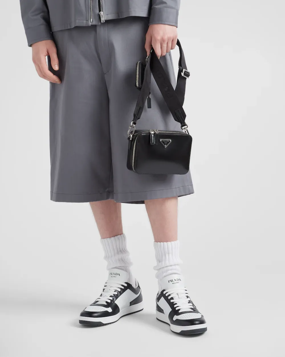 Hombre Prada ZAPATILLAS DEPORTIVAS^Zapatillas Downtown De Piel
