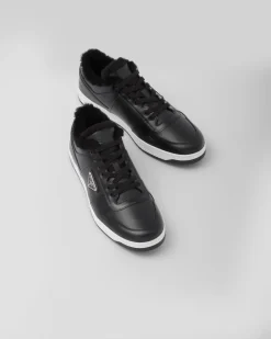 Hombre Prada ZAPATILLAS DEPORTIVAS^Zapatillas Downtown De Piel