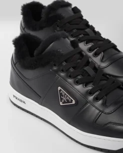 Hombre Prada ZAPATILLAS DEPORTIVAS^Zapatillas Downtown De Piel