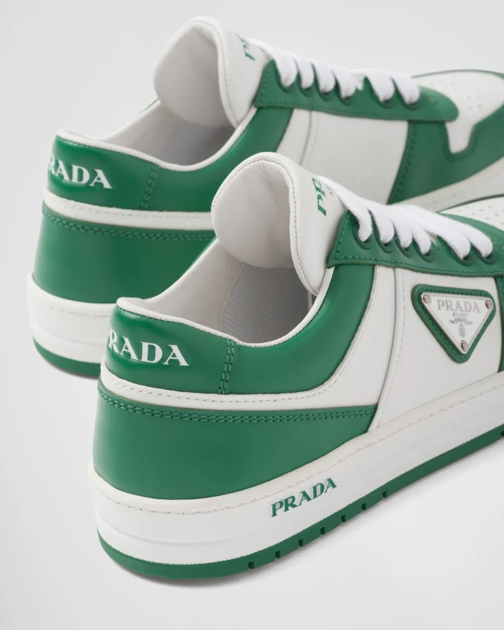 Mujer Prada ZAPATILLAS DEPORTIVAS^Zapatillas Downtown De Piel Perforada