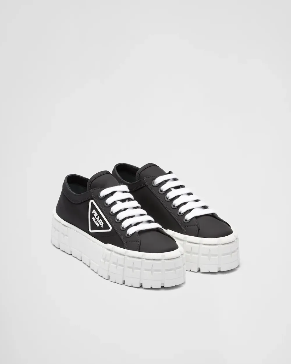 Mujer Prada COLECCIÓN FEMENINA|ZAPATILLAS DEPORTIVAS^Zapatillas En Gabardina Double Wheel De Re-nylon