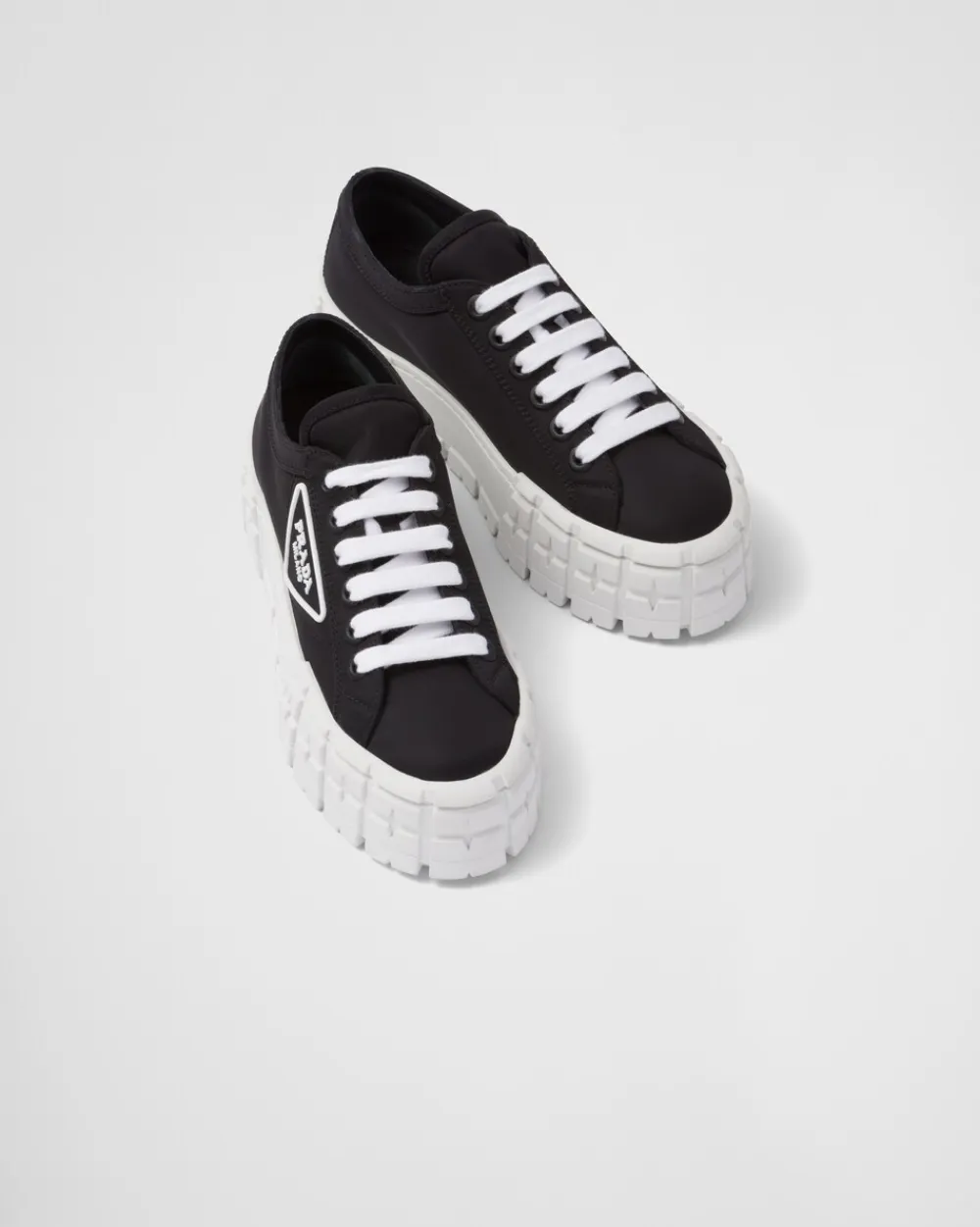 Mujer Prada COLECCIÓN FEMENINA|ZAPATILLAS DEPORTIVAS^Zapatillas En Gabardina Double Wheel De Re-nylon