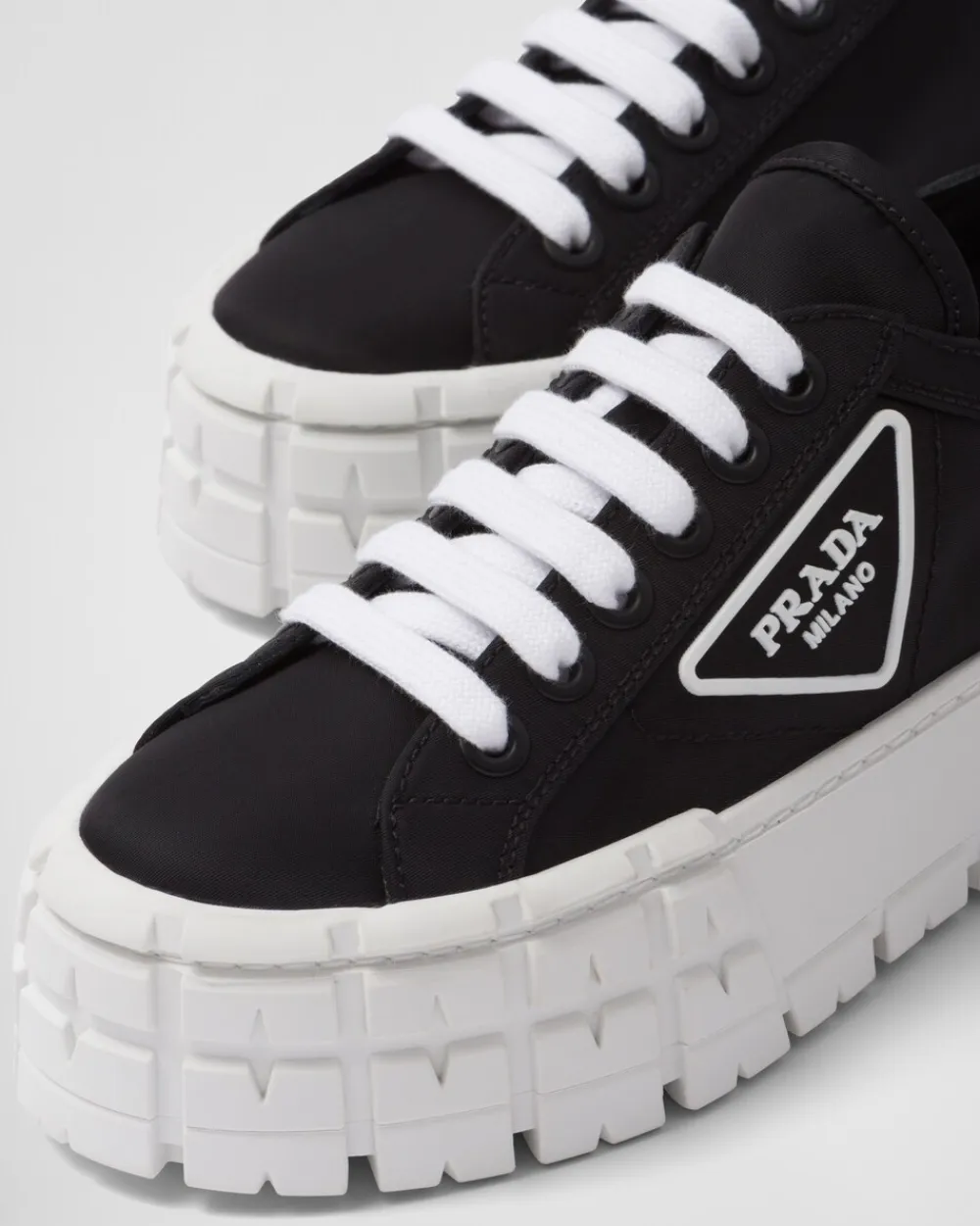 Mujer Prada COLECCIÓN FEMENINA|ZAPATILLAS DEPORTIVAS^Zapatillas En Gabardina Double Wheel De Re-nylon