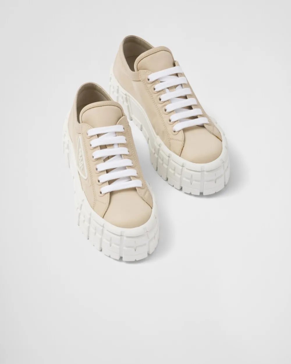 Mujer Prada COLECCIÓN FEMENINA|ZAPATILLAS DEPORTIVAS^Zapatillas En Gabardina Double Wheel De Re-nylon