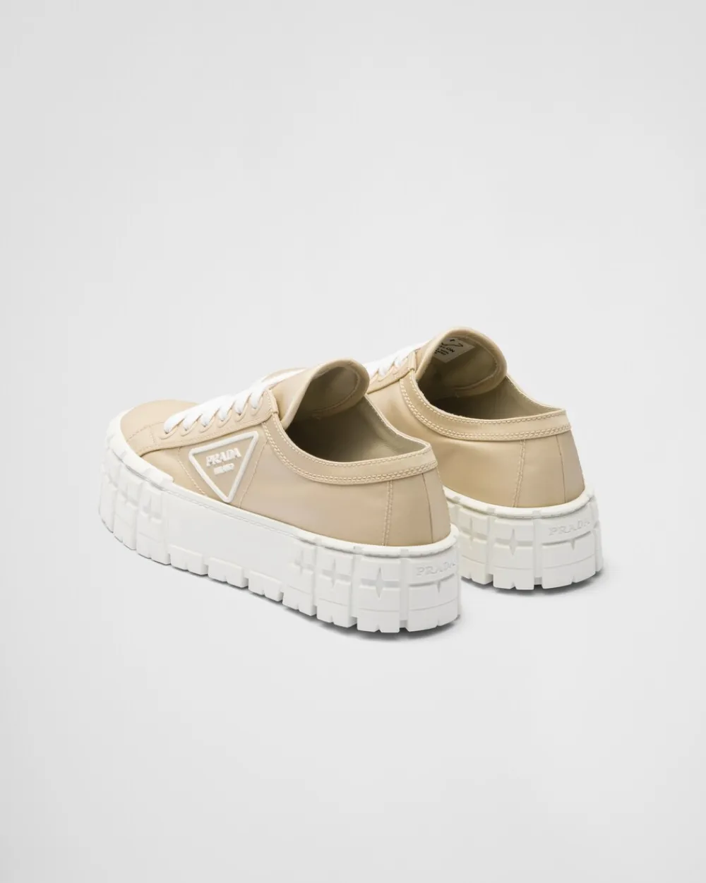 Mujer Prada COLECCIÓN FEMENINA|ZAPATILLAS DEPORTIVAS^Zapatillas En Gabardina Double Wheel De Re-nylon