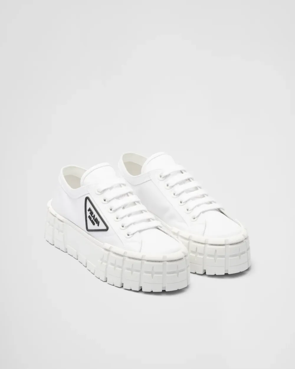 Mujer Prada COLECCIÓN FEMENINA|ZAPATILLAS DEPORTIVAS^Zapatillas En Gabardina Double Wheel De Re-nylon
