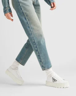 Mujer Prada COLECCIÓN FEMENINA|ZAPATILLAS DEPORTIVAS^Zapatillas En Gabardina Double Wheel De Re-nylon