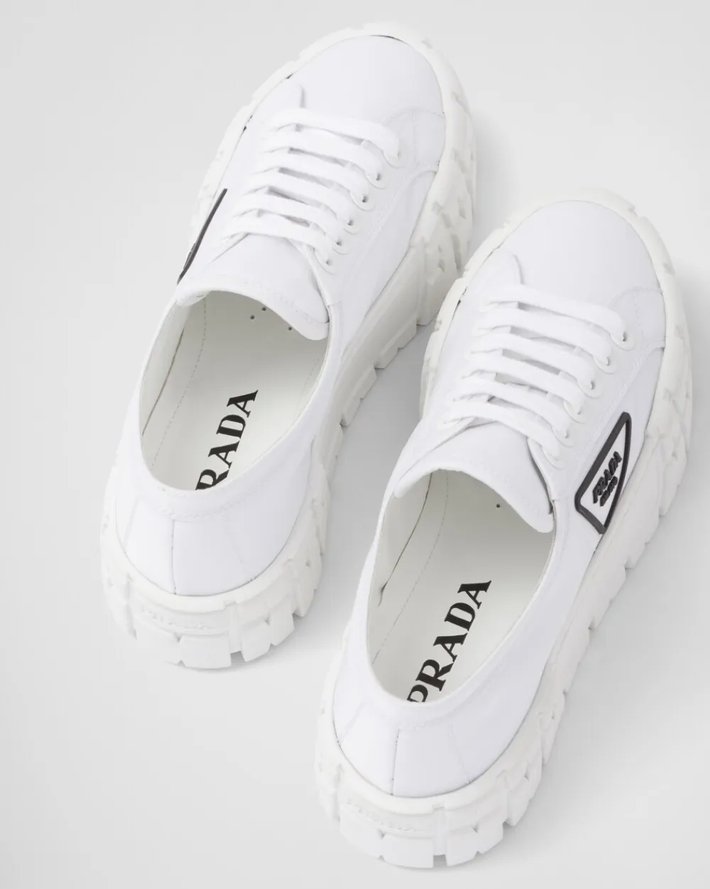 Mujer Prada COLECCIÓN FEMENINA|ZAPATILLAS DEPORTIVAS^Zapatillas En Gabardina Double Wheel De Re-nylon
