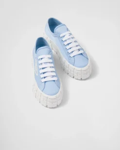 Prada COLECCIÓN FEMENINA^Zapatillas En Gabardina Double Wheel De Re-nylon
