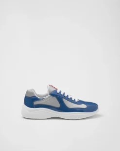 Hombre Prada ZAPATILLAS DEPORTIVAS^Zapatillas America's Cup De Charol Y Tejido Técnico