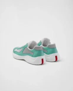 Hombre Prada AMERICA'S CUP|ZAPATILLAS DEPORTIVAS^Zapatillas America's Cup De Charol Y Tejido Técnico