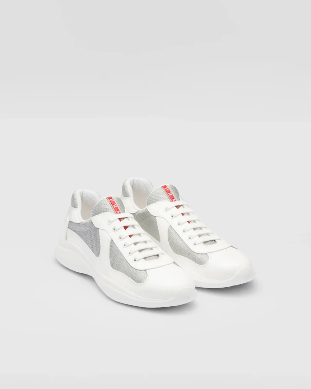 Hombre Prada ZAPATOS|ZAPATILLAS DEPORTIVAS^Zapatillas America's Cup De Charol Y Tejido Técnico