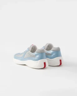 Hombre Prada ZAPATOS|ZAPATILLAS DEPORTIVAS^Zapatillas America's Cup De Charol Y Tejido Técnico