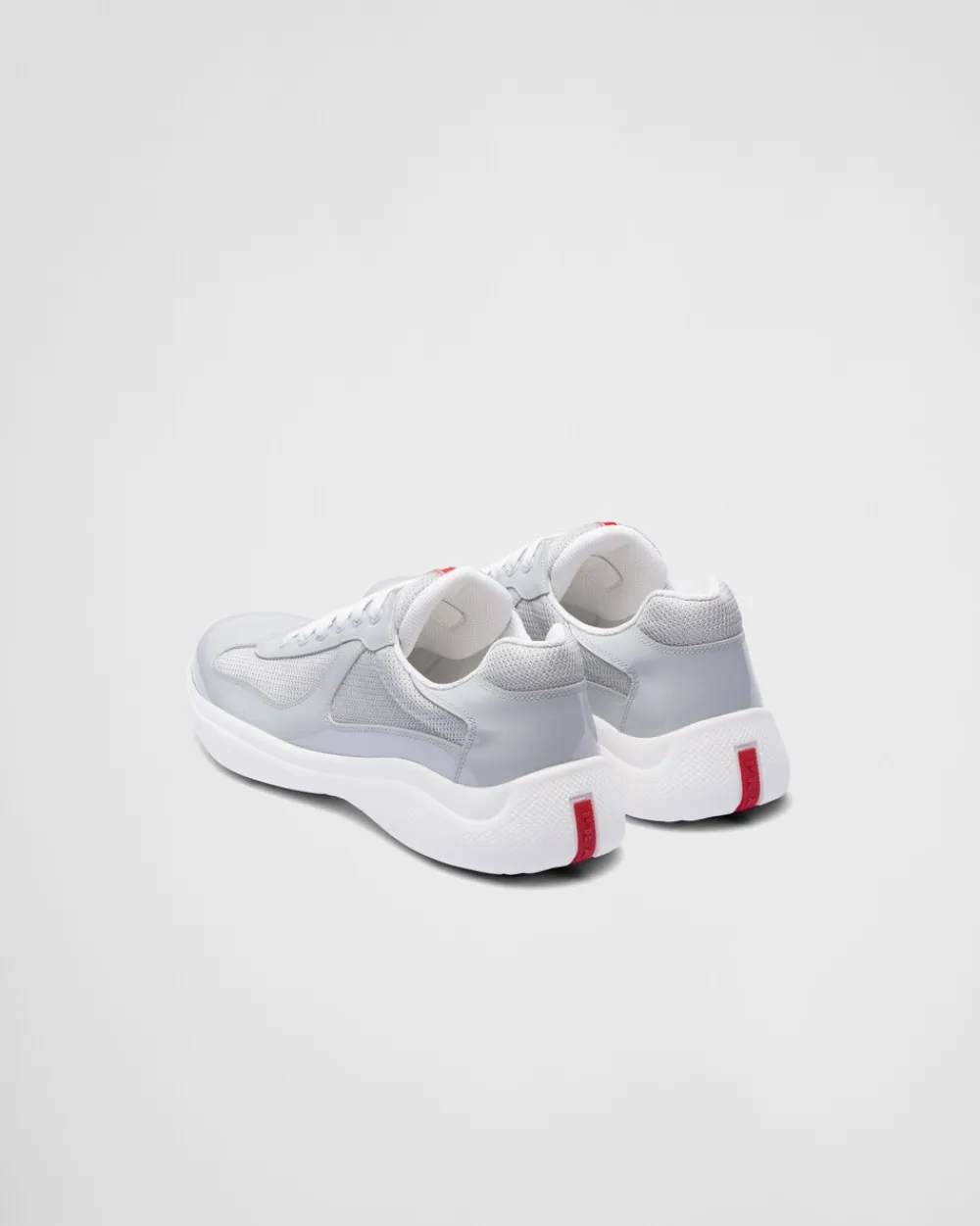 Hombre Prada ZAPATOS|ZAPATILLAS DEPORTIVAS^Zapatillas America's Cup De Charol Y Tejido Técnico