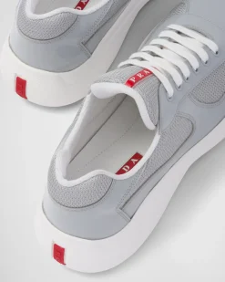 Hombre Prada ZAPATOS|ZAPATILLAS DEPORTIVAS^Zapatillas America's Cup De Charol Y Tejido Técnico