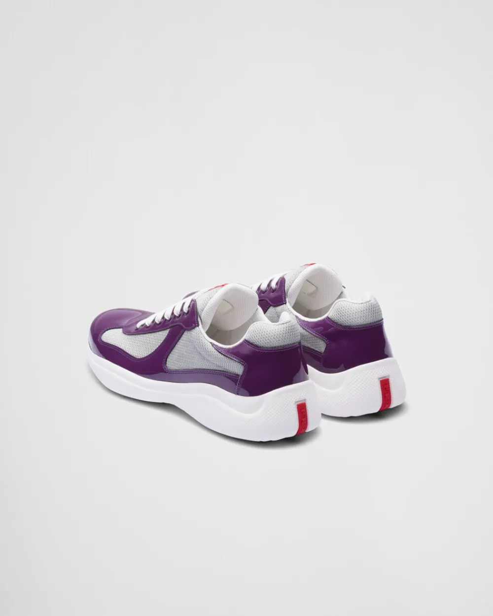Hombre Prada ZAPATOS|ZAPATILLAS DEPORTIVAS^Zapatillas America's Cup De Charol Y Tejido Técnico