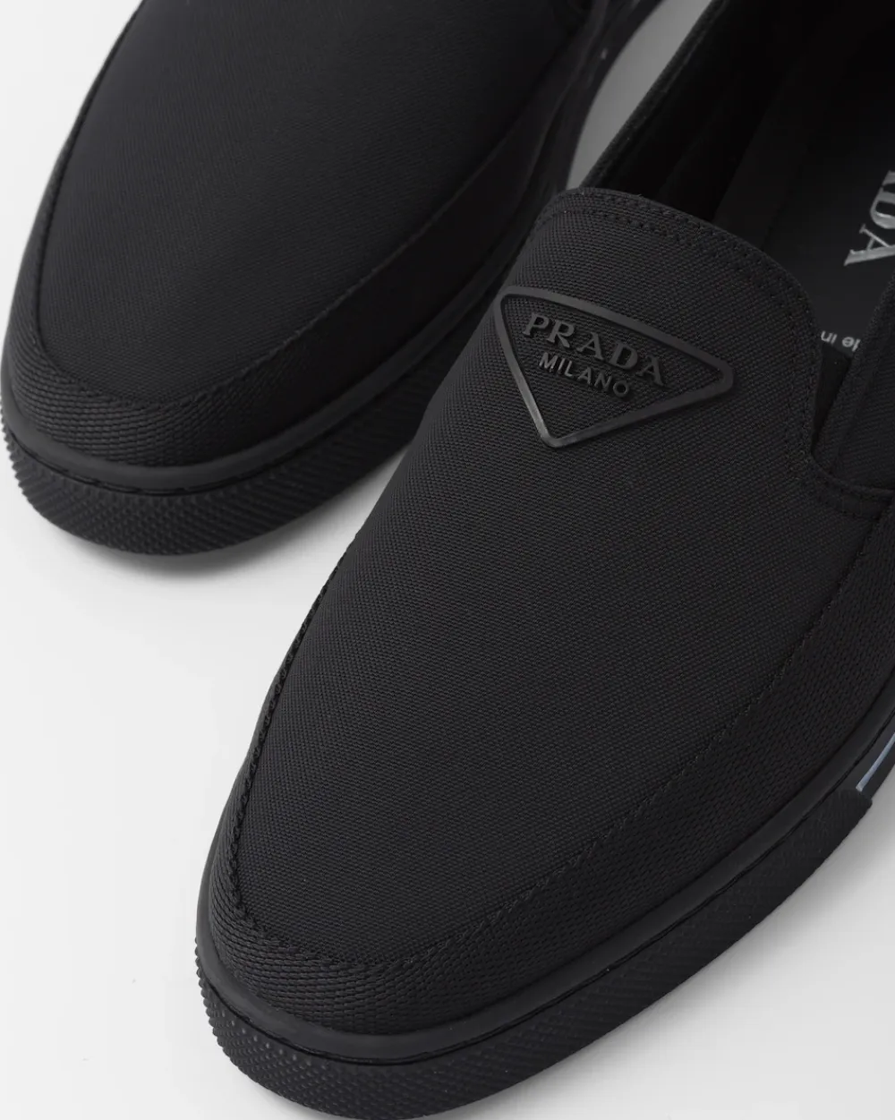 Hombre Prada COLECCIÓN MASCULINA|MOCASINES^Zapatillas Sin Cordones De Re-nylon