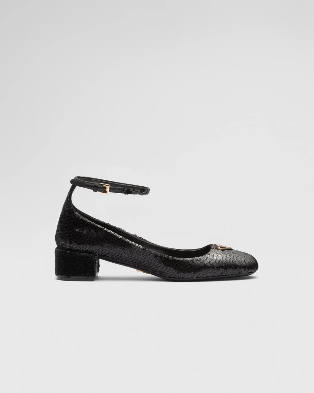 Mujer Prada ZAPATOS DE SALÓN Y BAILARINAS^Zapato De Salón De Satén Con Lentejuelas