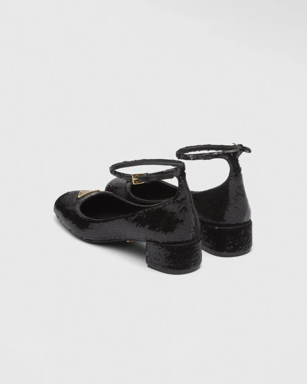 Mujer Prada ZAPATOS DE SALÓN Y BAILARINAS^Zapato De Salón De Satén Con Lentejuelas
