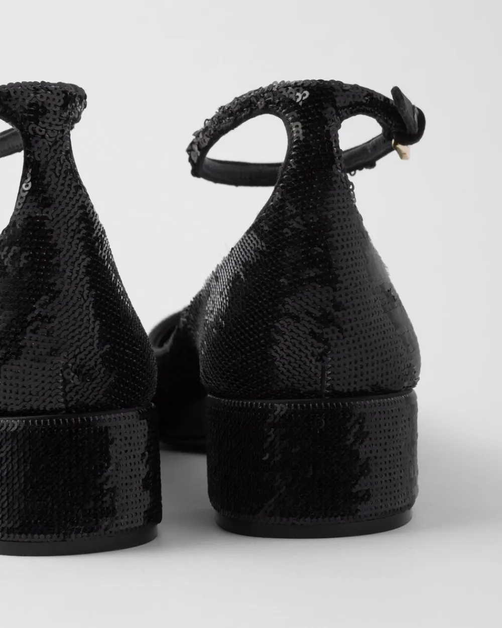 Mujer Prada ZAPATOS DE SALÓN Y BAILARINAS^Zapato De Salón De Satén Con Lentejuelas