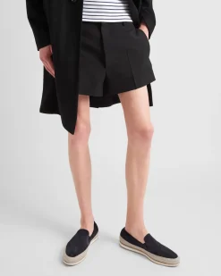 Hombre Prada MOCASINES^Zapatos De Ante Sin Cordones