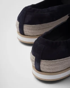 Hombre Prada MOCASINES^Zapatos De Ante Sin Cordones