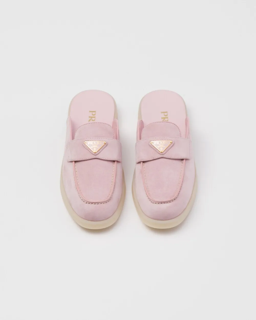 Mujer Prada MOCASINES^Zapatos De Ante Sin Talón