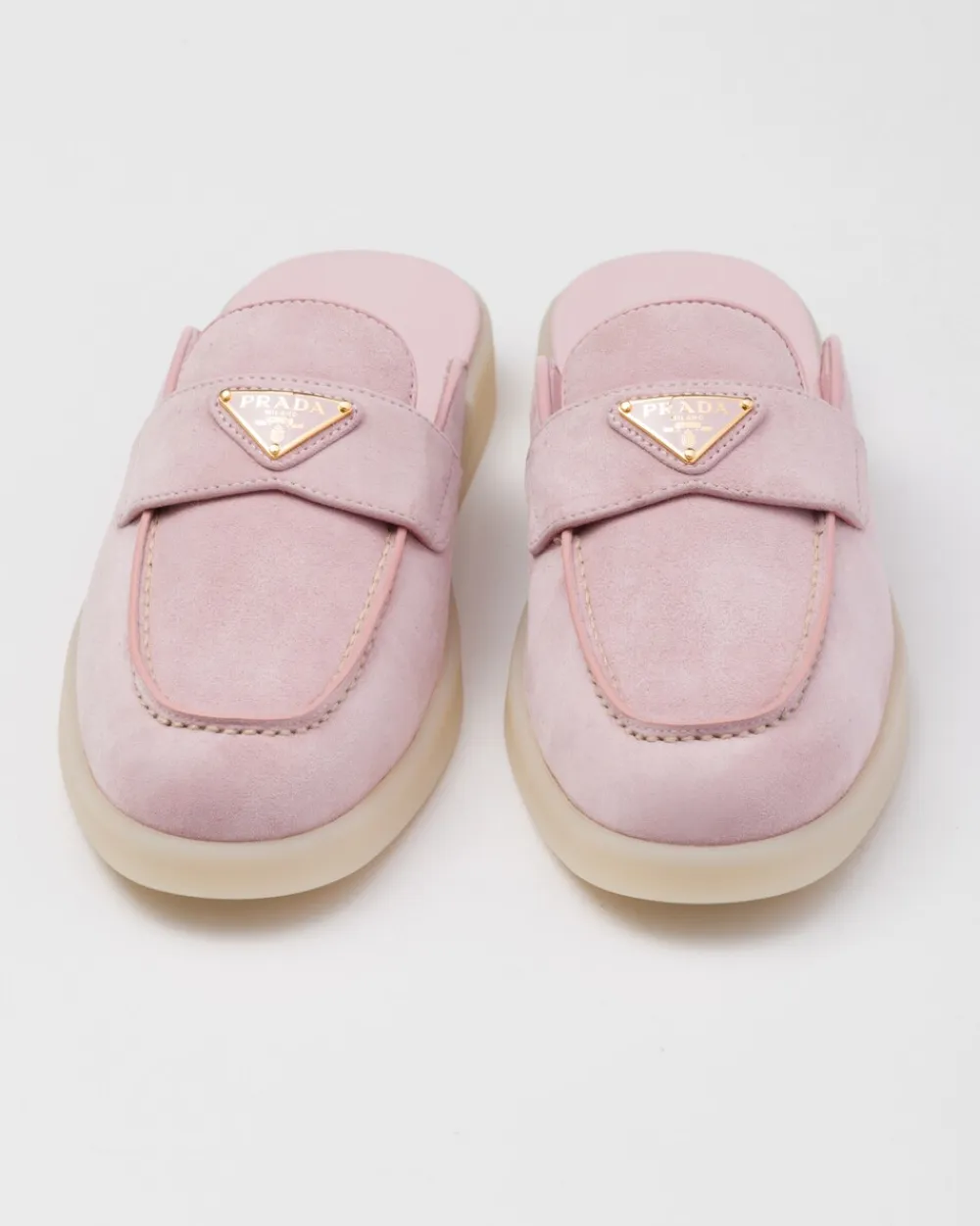Mujer Prada MOCASINES^Zapatos De Ante Sin Talón