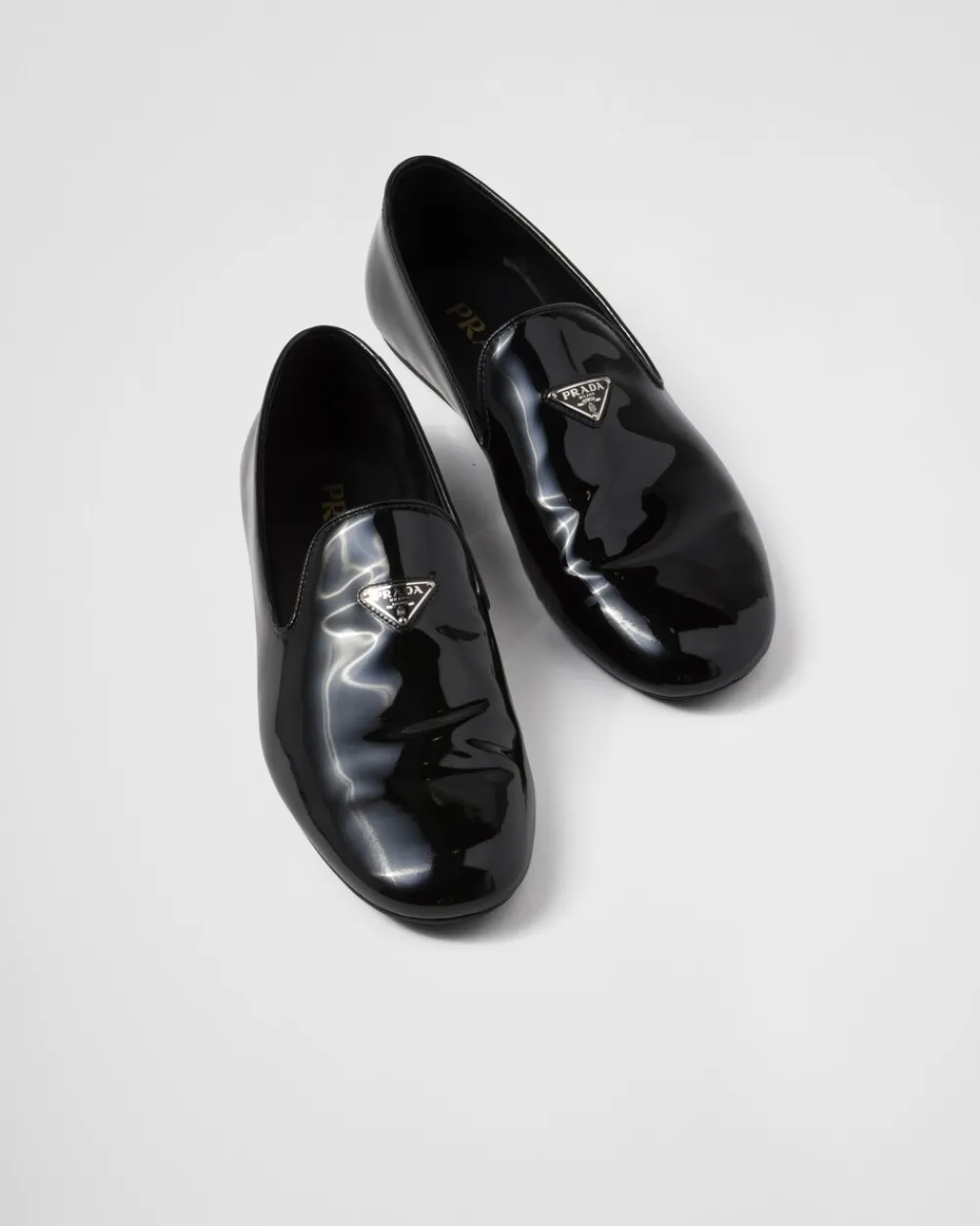 Hombre Prada MOCASINES^Zapatos De Charol Sin Cordones