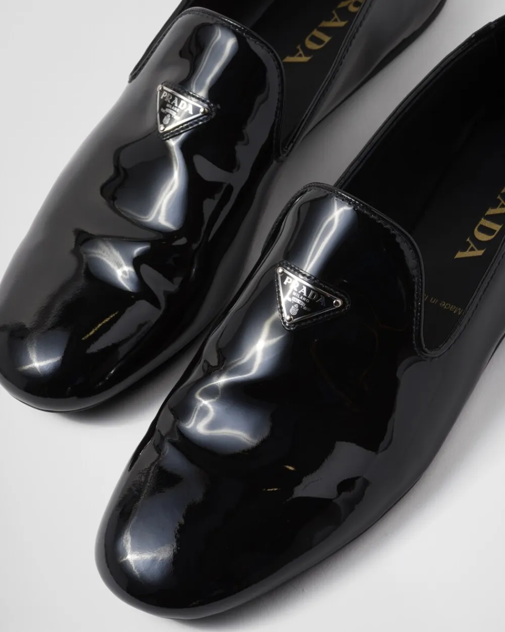 Hombre Prada MOCASINES^Zapatos De Charol Sin Cordones