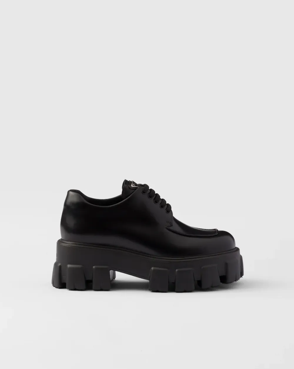 Mujer Prada ZAPATOS CON CORDONES^Zapatos De Cordones Monolith De Piel Cepillada